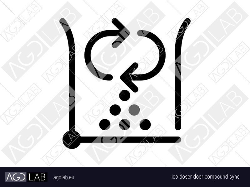 Doser door compound sync icon