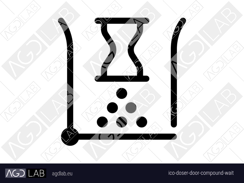 Doser door compound wait icon
