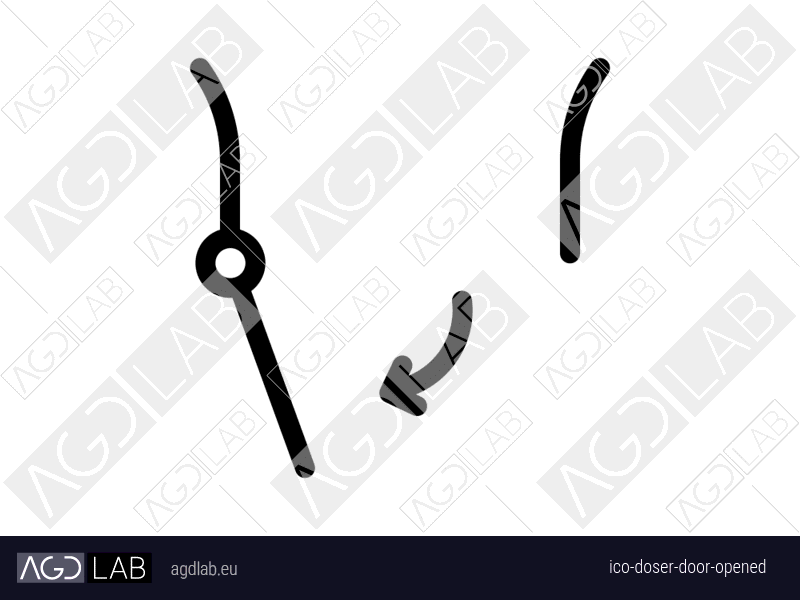 Doser door opened icon