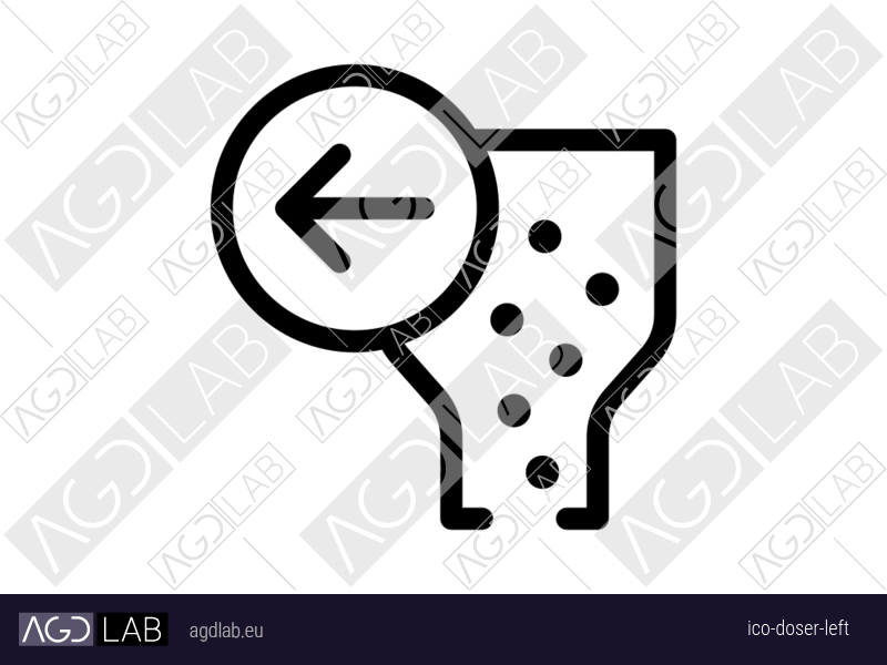 Doser left icon