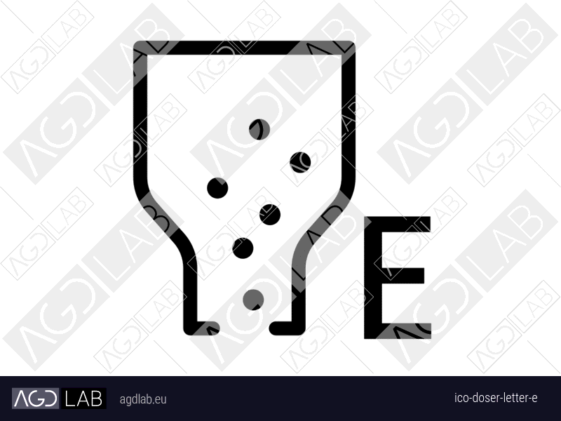 Doser letter E icon