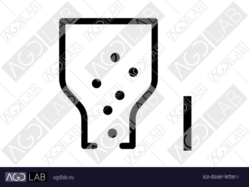 Doser letter I icon
