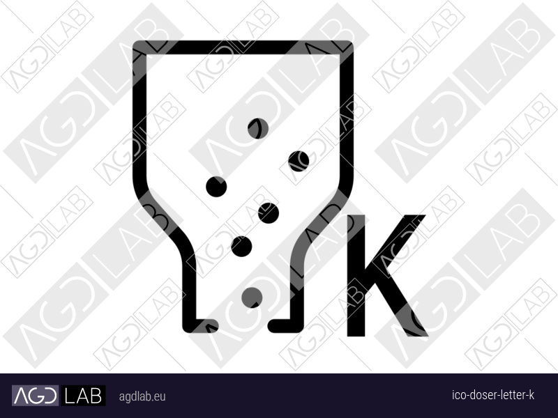 Doser letter K icon