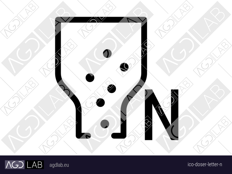 Doser letter N icon