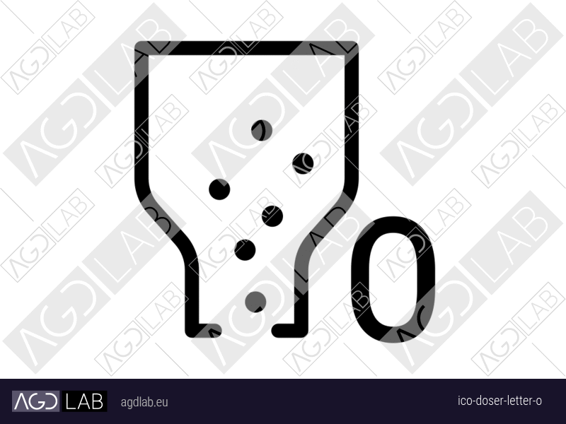 Doser letter O icon