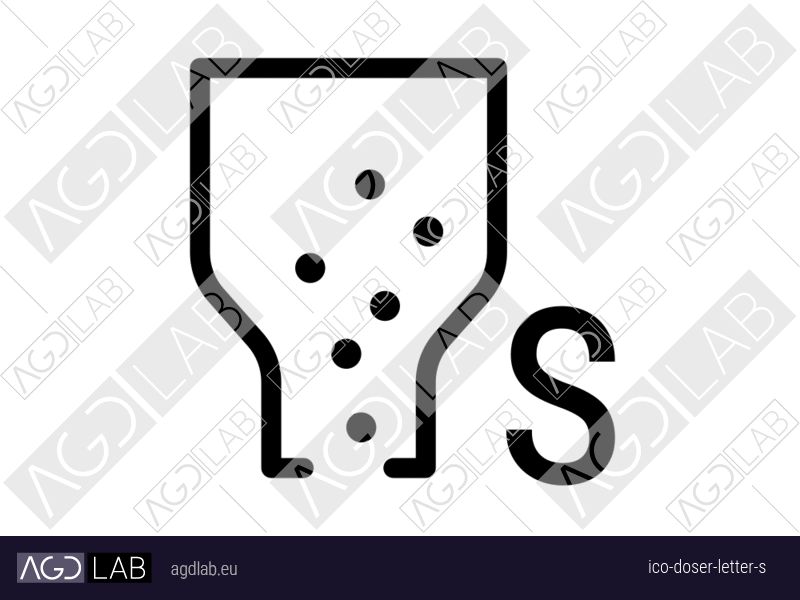 Doser letter S icon