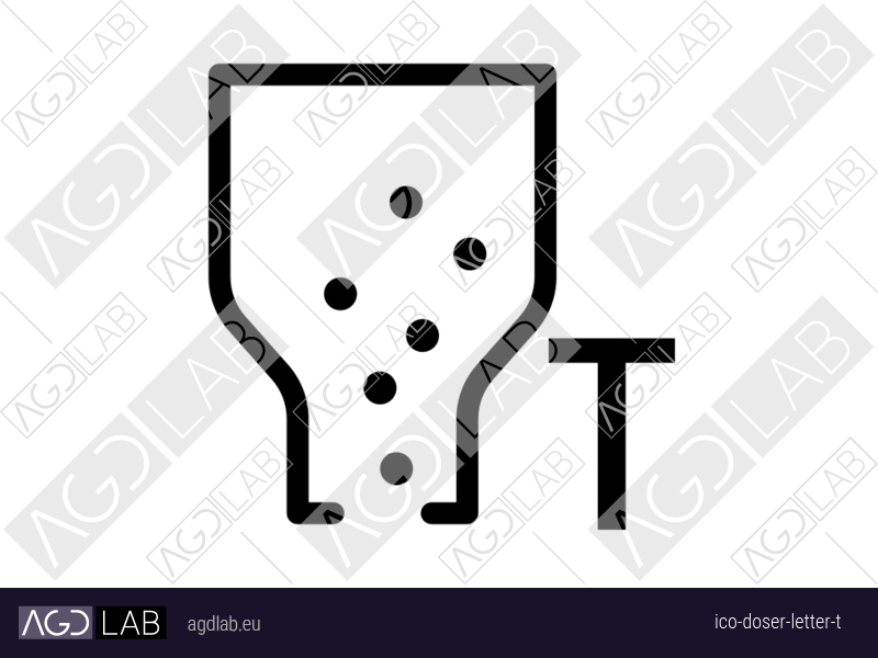 Doser letter T icon