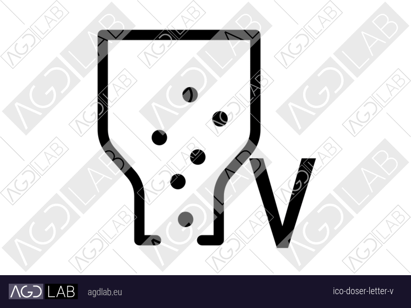 Doser letter V icon