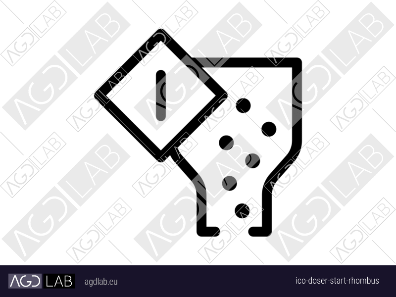 Doser start rhombus icon