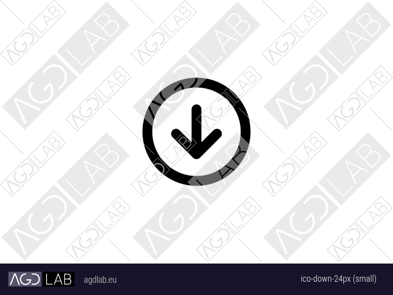 Down 24px (small) icon