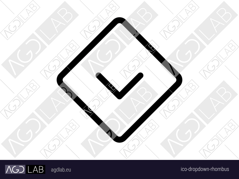 Dropdown rhombus icon