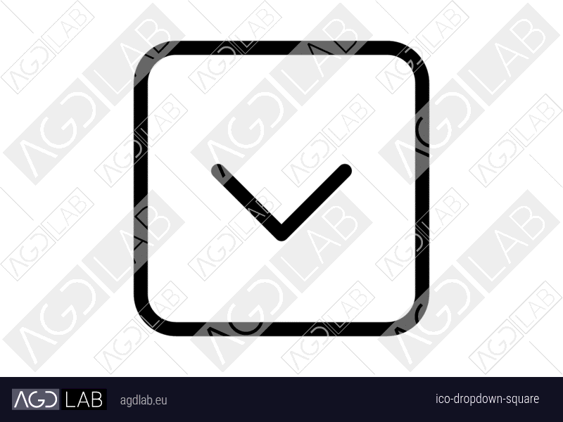 Dropdown square icon