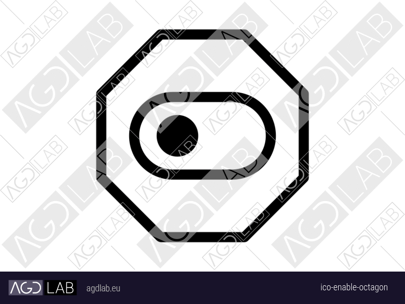 Enable octagon icon