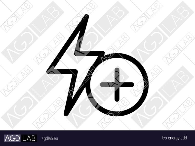 Energy add icon