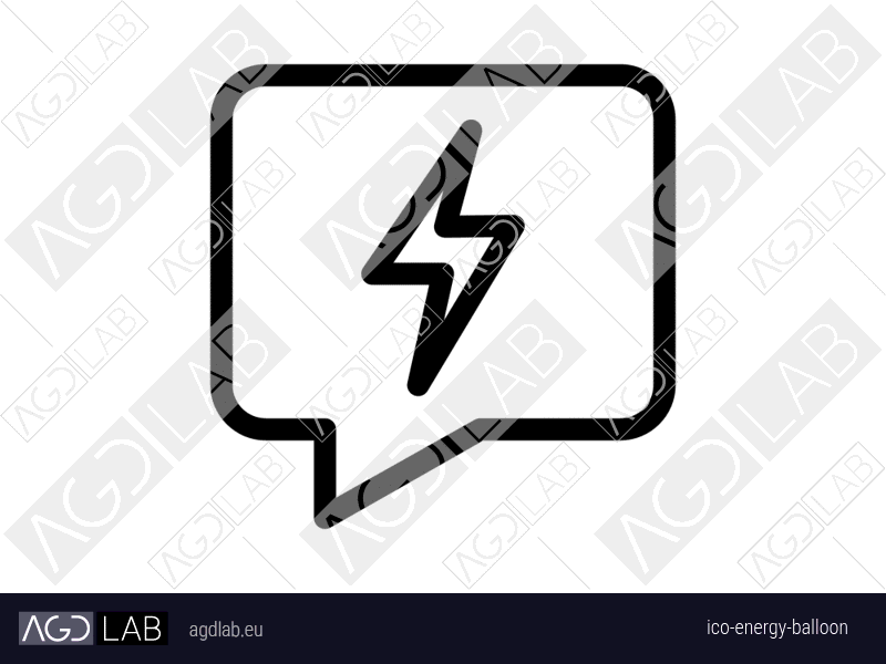 Energy balloon icon