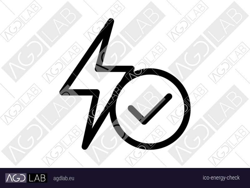 Energy check icon