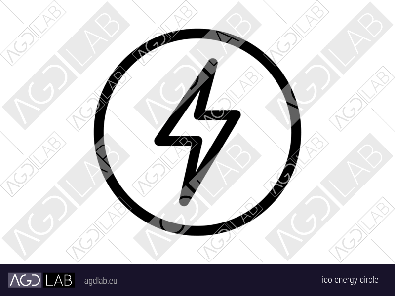 Energy circle icon