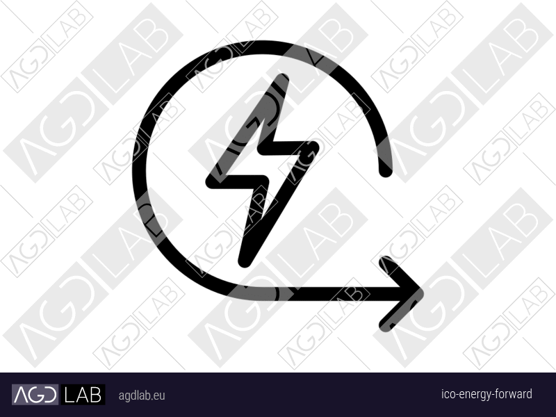 Energy forward icon