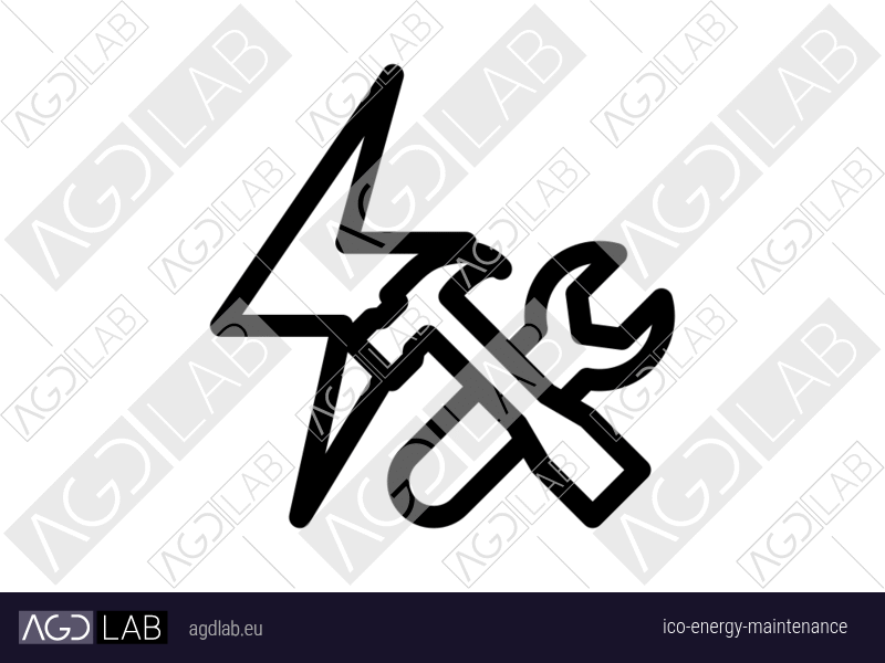 Energy maintenance icon