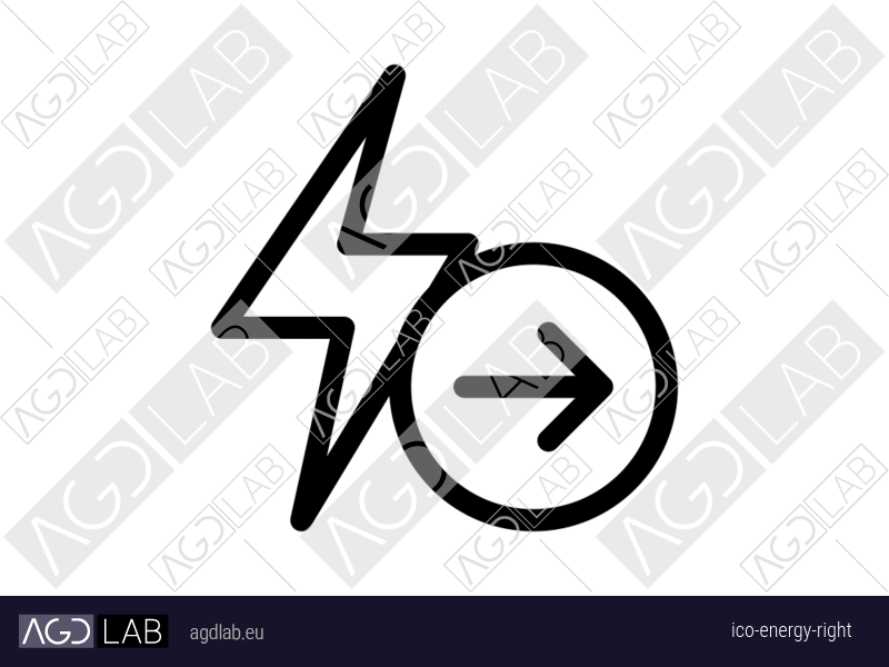 Energy right icon