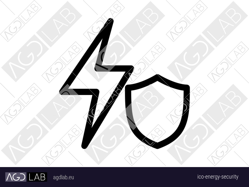 Energy security icon