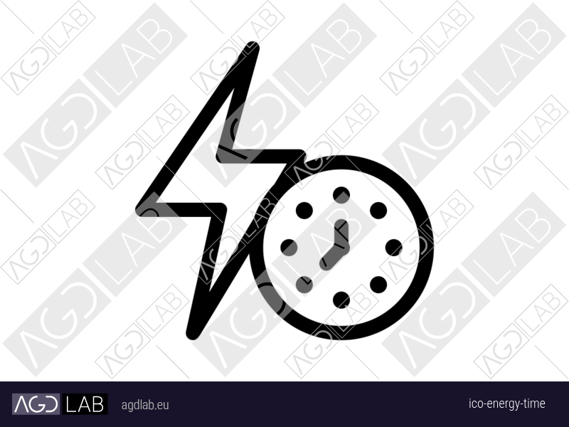 Energy time icon