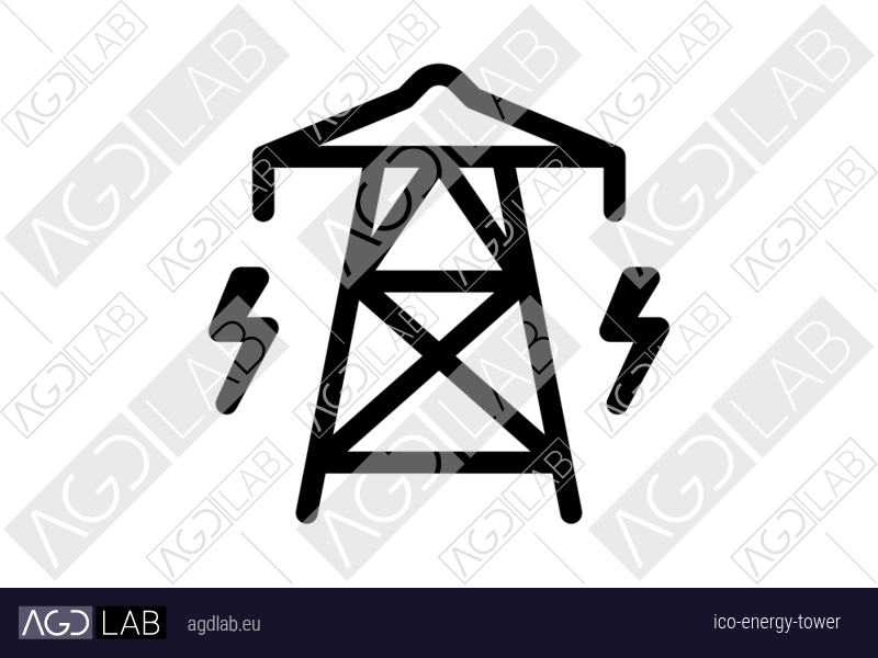 Energy tower icon