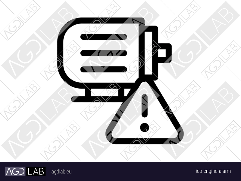 Engine alarm icon