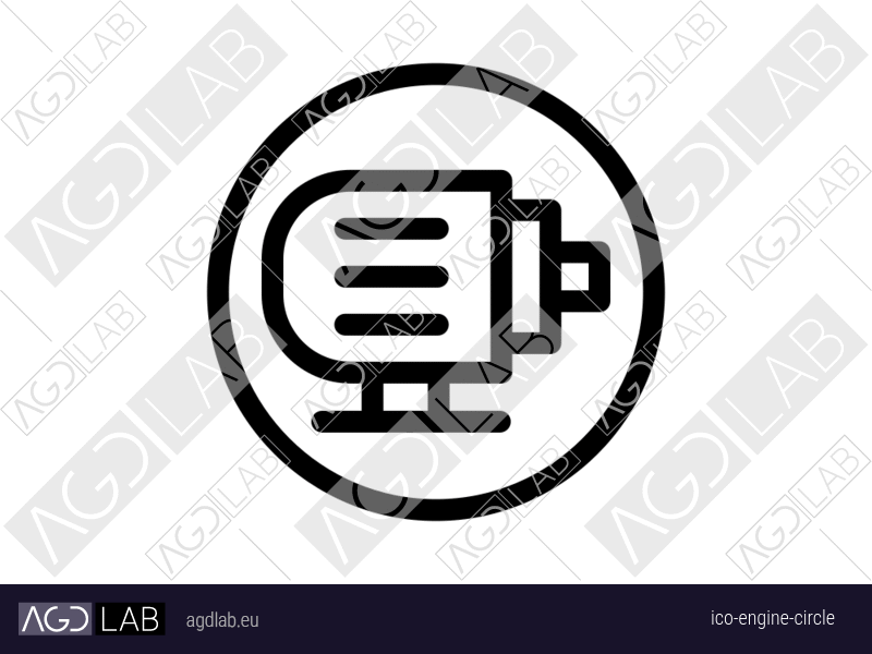 Engine circle icon