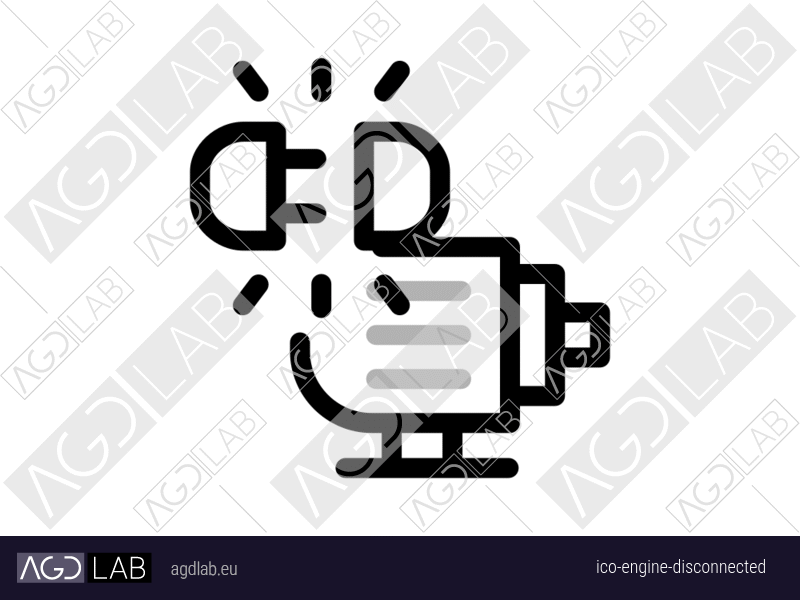 Engine disconnected icon