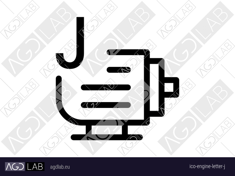 Engine letter J icon