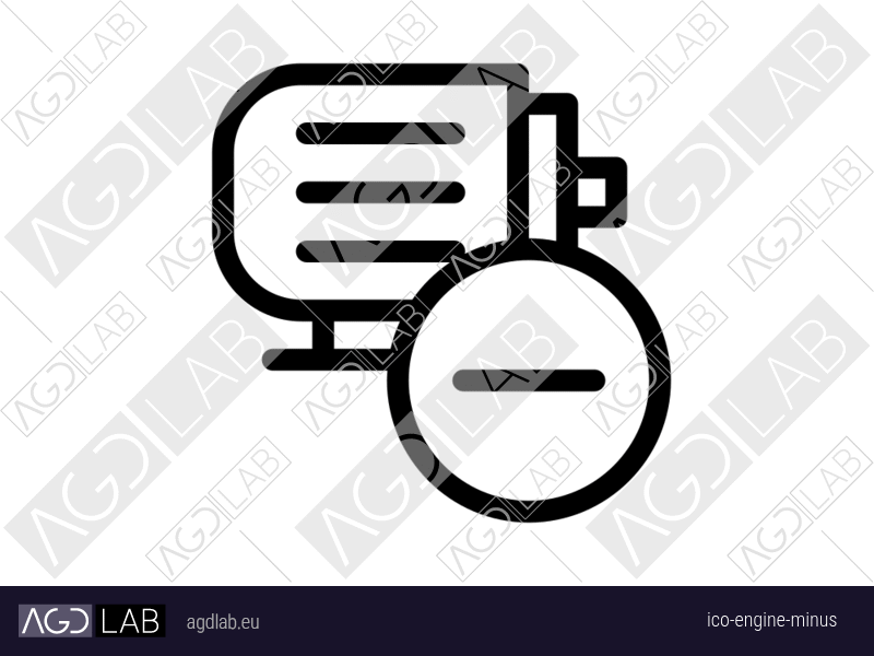 Engine minus icon