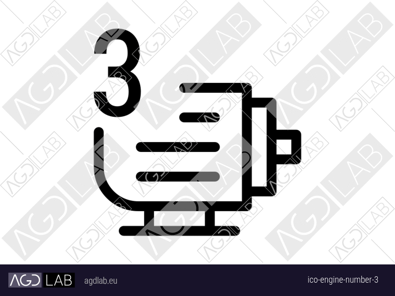 Engine number 3 icon