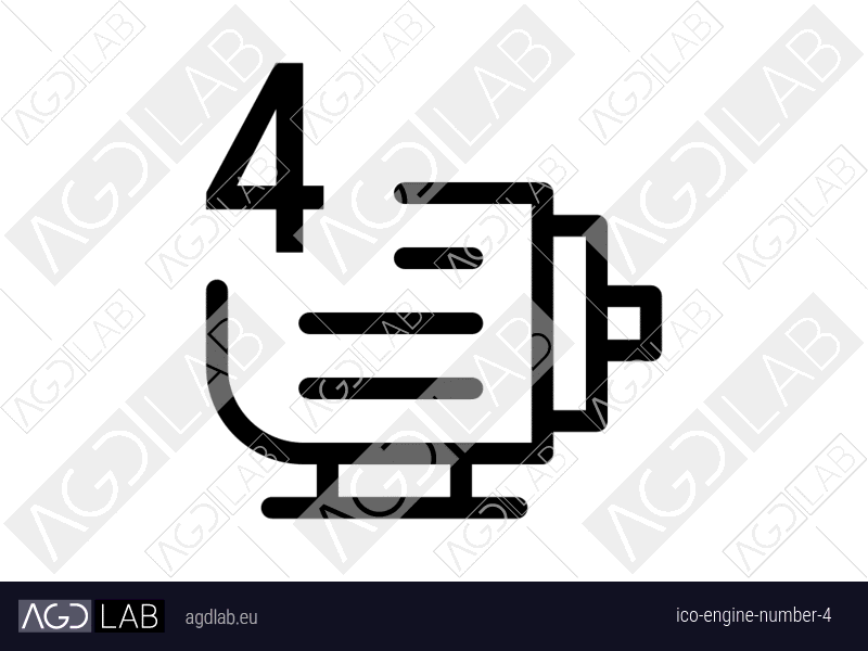 Engine number 4 icon