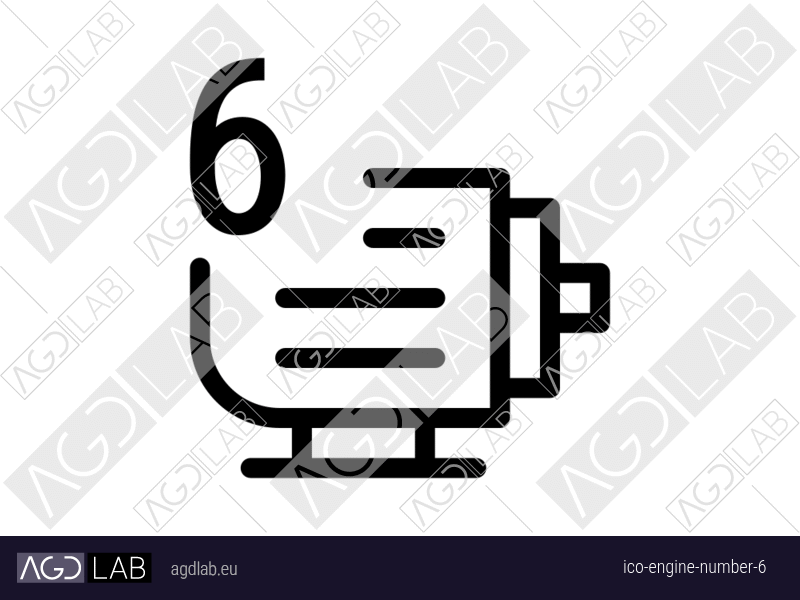 Engine number 6 icon