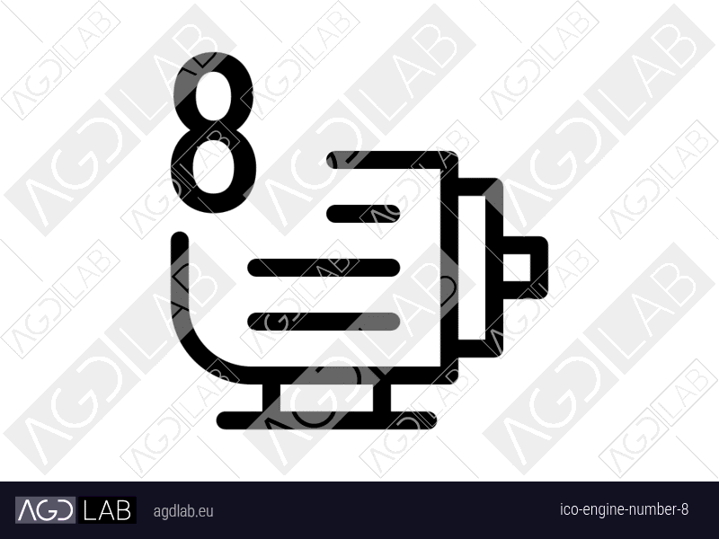 Engine number 8 icon