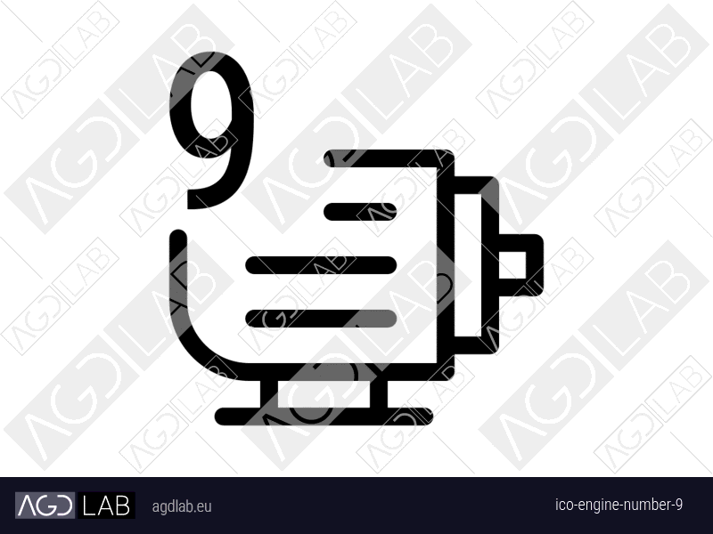 Engine number 9 icon