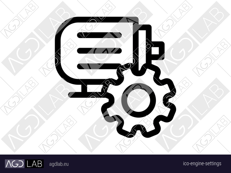 Engine settings icon