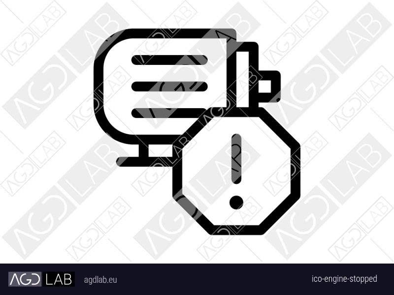 Engine stopped icon