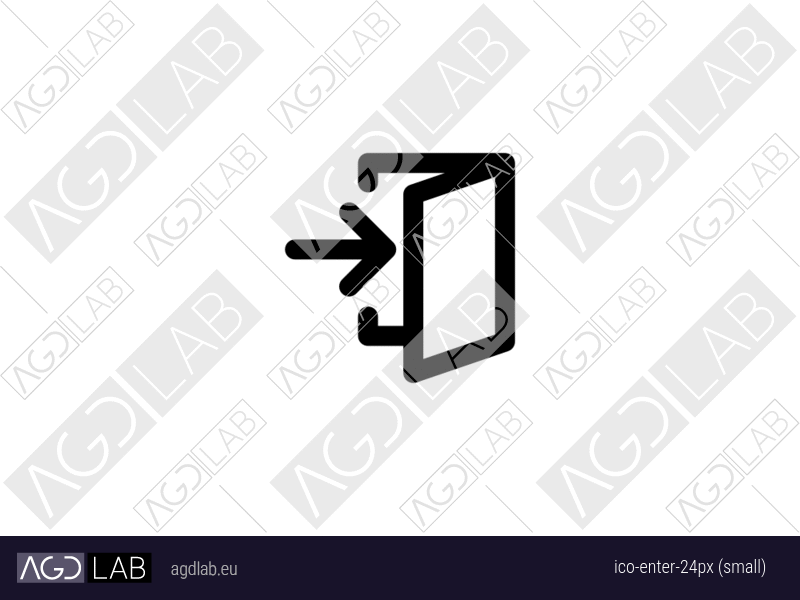 Enter 24px (small) icon