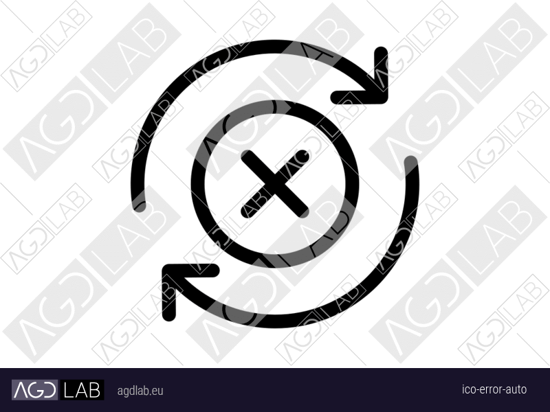 Error auto icon