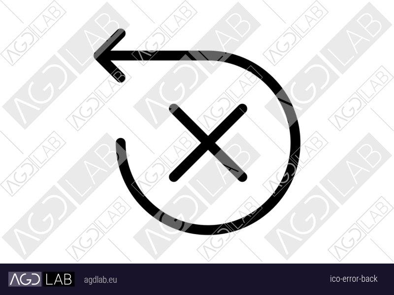 Error back icon