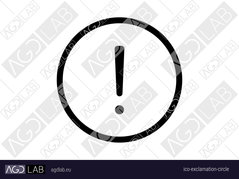 Exclamation circle icon