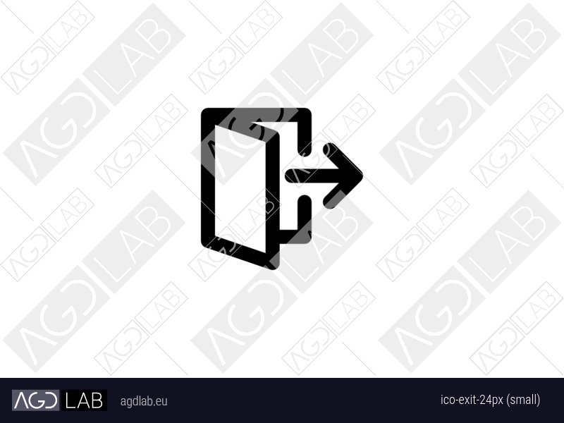 Exit 24px (small) icon