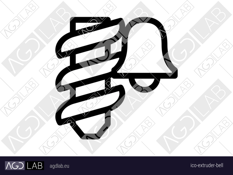 Extruder bell icon