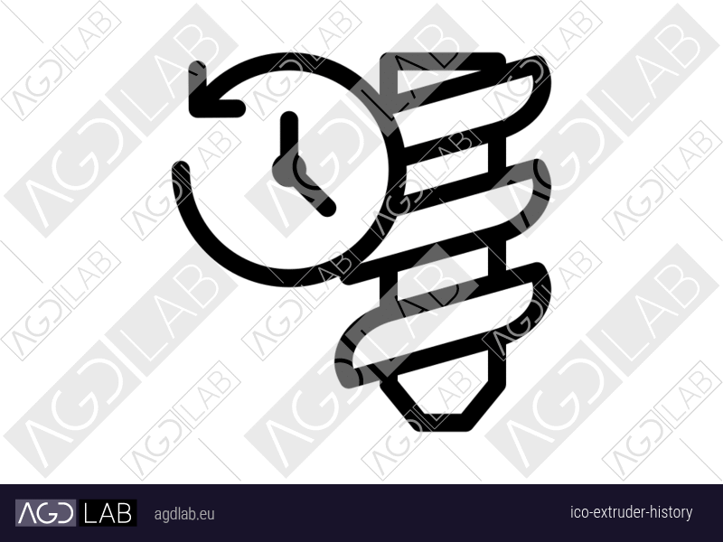 Extruder history icon