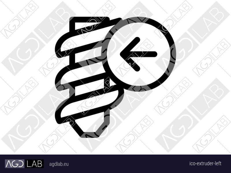 Extruder left icon