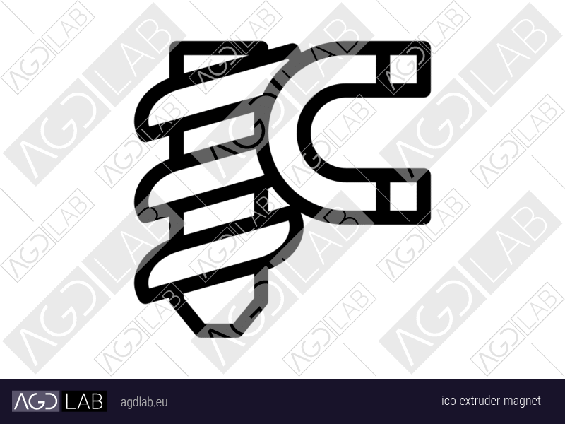 Extruder magnet icon