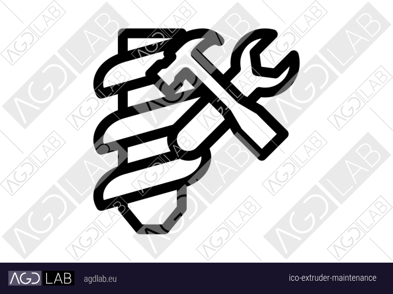 Extruder maintenance icon