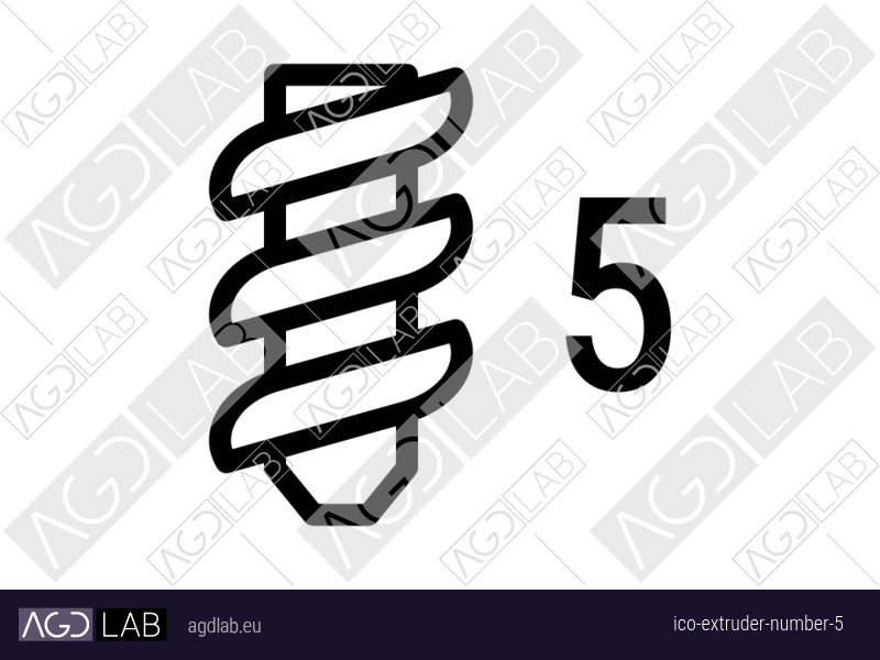 Extruder number 5 icon